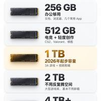 🔥 固态硬盘容量怎么选，别盲目上最大的