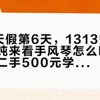 国庆8天假第6天，1313赞“不学琴单纯来看手风琴怎么响”顶评和“二手500元学会了再说”退堂鼓帖同屏：把第一台琴预算交给二手手风琴前，先把价梯、风箱、键盘还是巴扬这三本账对完