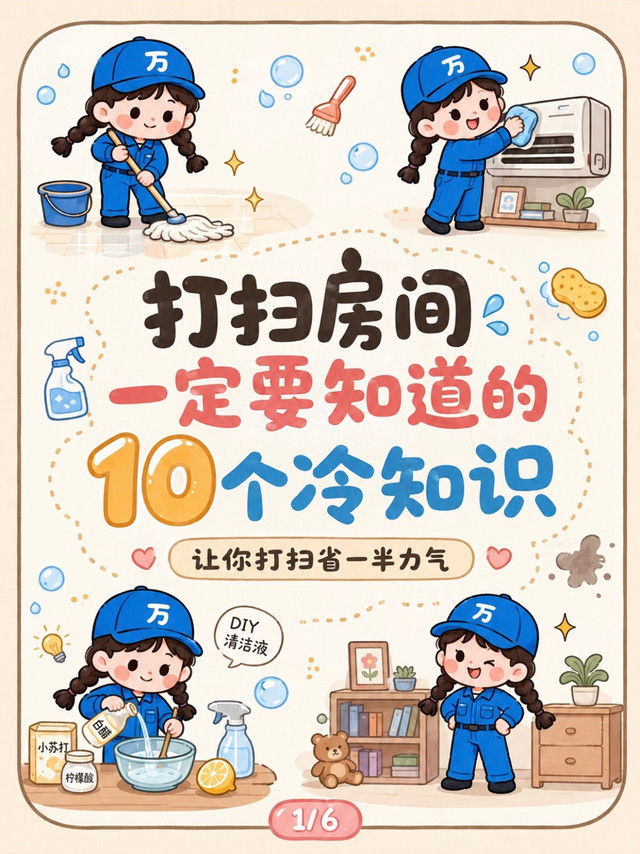 打扫房间的10个小妙招，早知道能省一半力气