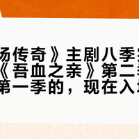 《古战场传奇》主剧八季完结后，前传《吾血之亲》第二季回归：卡在第一季的，现在入坑成本最低