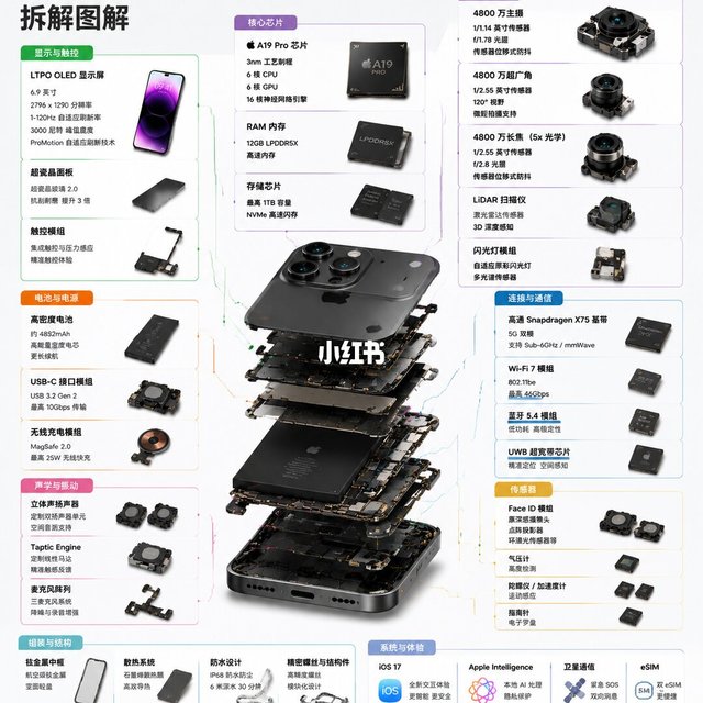 iPhone 17 Pro Max拆解图解，看完轻松拆机