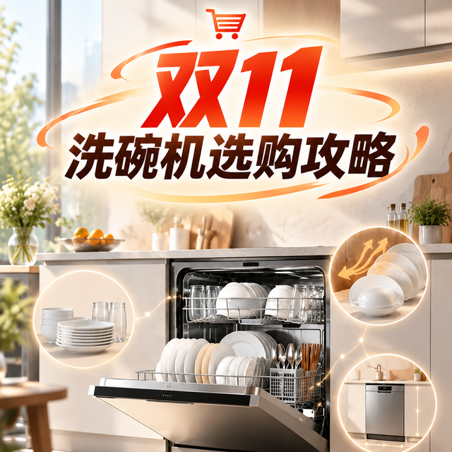 2026 双十一洗碗机选购攻略：容量、烘干、安装怎么选？一篇搞懂