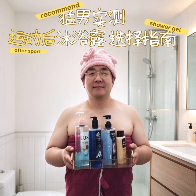 猛男实测4款热门沐浴露：谁才是暴汗党的正解