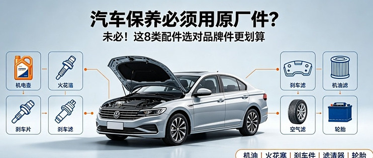 汽车保养必须用原厂配件？其实这8类配件选择品牌件更划算！