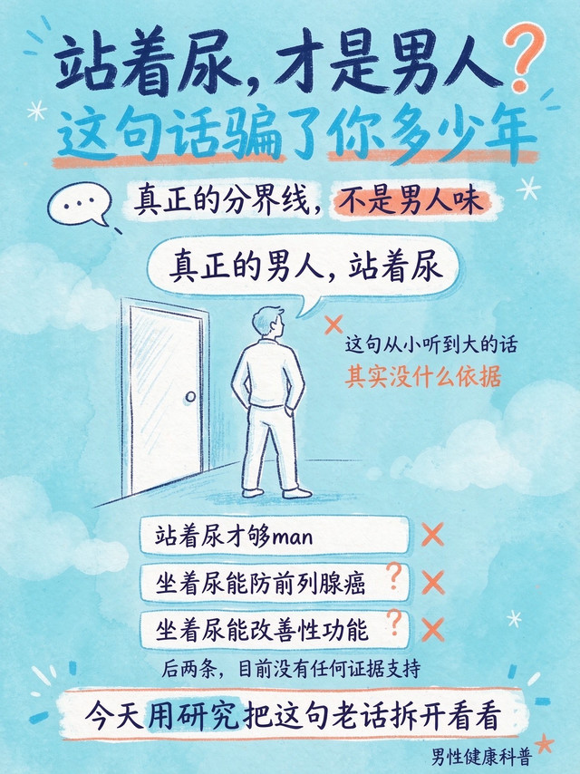 站着尿还是坐着尿？我翻了 11 项研究，真正该较真的是后面那件事