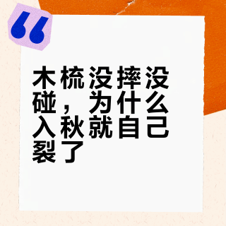 木梳没摔没碰，为什么入秋就自己裂了？翻完开裂求助帖的142条评论和验货警示帖，秋冬裂梳的风险真不在价签上