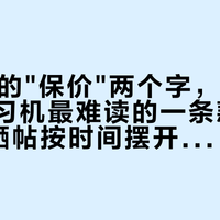 双11前的"保价"两个字，是买学而思学习机最难读的一条款：我把8条晒帖按时间摆开，发现降价和保价从来不在同一个窗口里