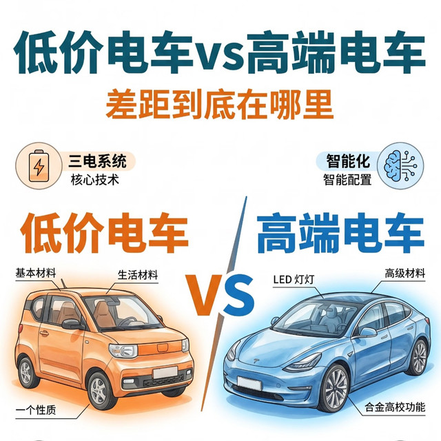 不吹不黑电车测评｜低价电车vs高端电车，看懂差距再下手