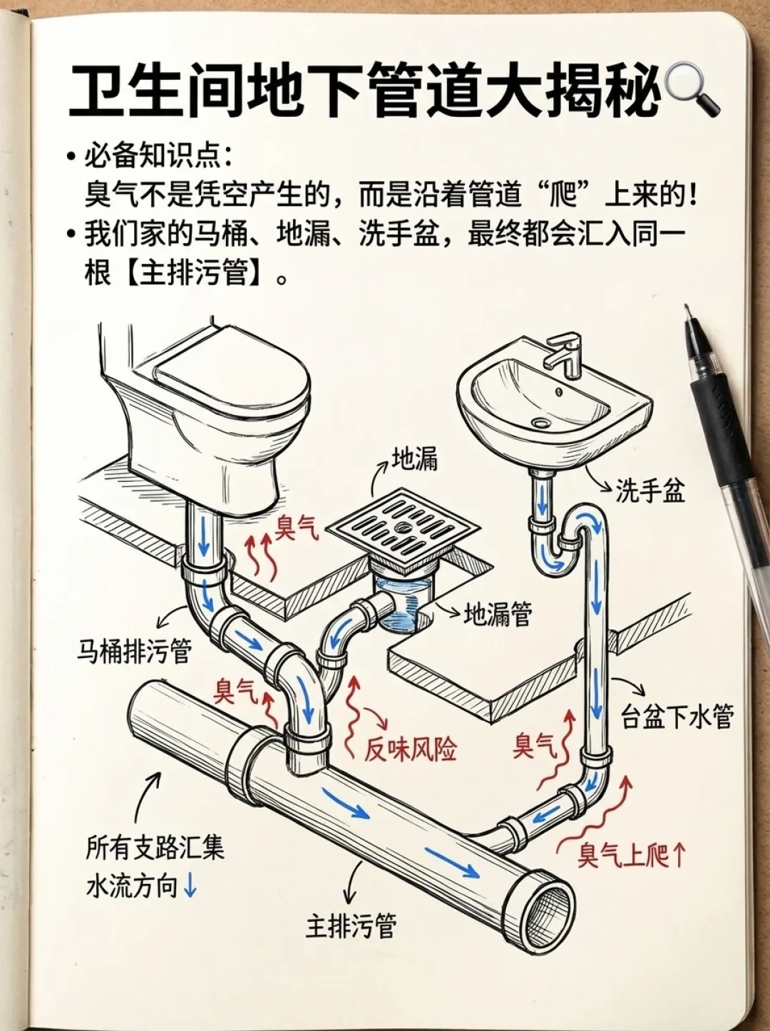 天一关窗,卫生间反味就藏不住了:4个元凶,自己就能查