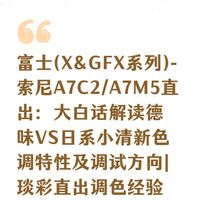 大白话解读德味与日系小清新色调及调试方向|琰彩直出调色经验