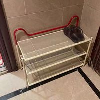 免安装折叠鞋架｜玄关省空间收纳