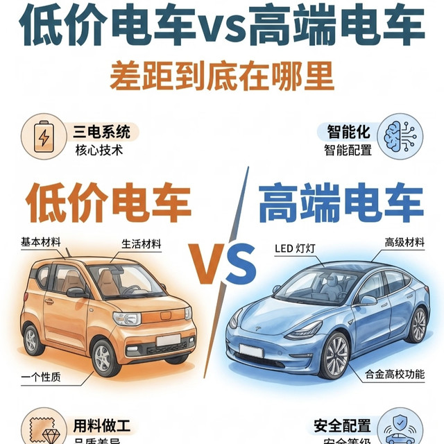 低价电车vs高端电车差价到底值不值？普通车主选购指南