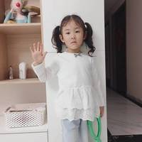 谁懂啊！Jellybaby 这件法式长袖 T 恤太适合女宝秋天