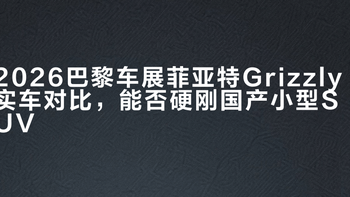 2026巴黎车展菲亚特Grizzly实车对比，能否硬刚国产小型SUV？