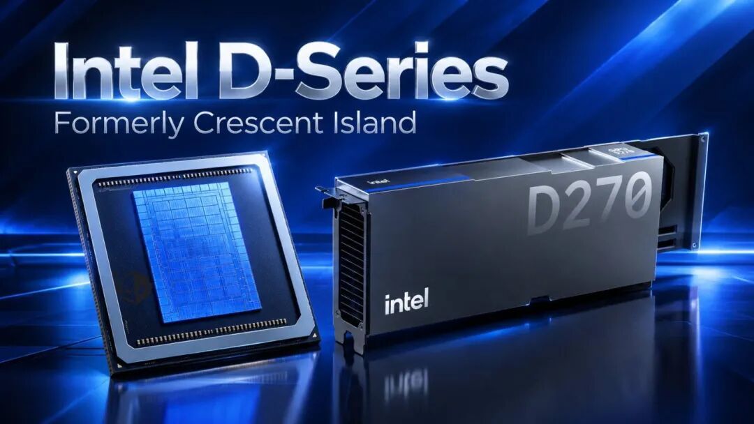 狂堆480GB显存！Intel GPU D270正式发布：NVIDIA、AMD有对手了