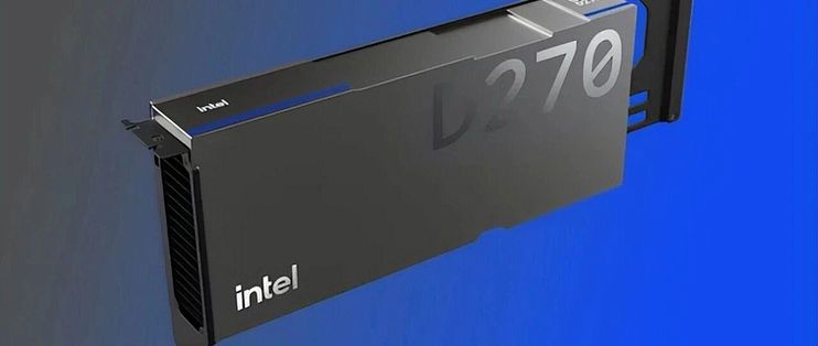 狂堆480GB显存！Intel GPU D270正式发布：NVIDIA、AMD有对手了