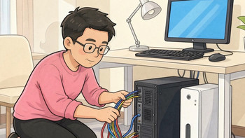 中年男人的整理乐趣｜几十块预算五件小物解决桌下走线混乱问题