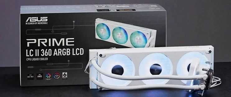 华硕 Prime二代大师360 ARGB LCD水冷评测：融入圆润美学，更显“大师”风范