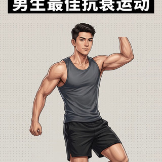 男性黄金抗衰运动,跟着做!还你年轻状态!