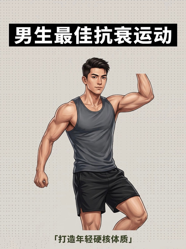 男性黄金抗衰运动，跟着做！还你年轻状态！