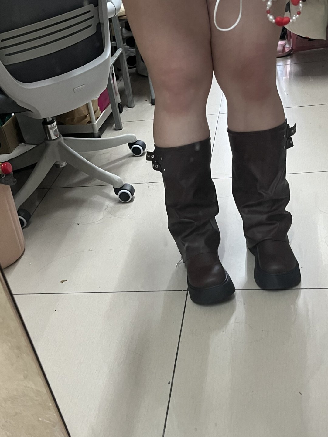 今晚8点双11预售付定:买长筒靴前先把小腿量了——31到48cm的筒围对号地图,数对上的人才不退货