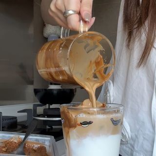 谁发明的冷冻400次咖啡，你是天才吧！秋冬热拿铁只要2分钟