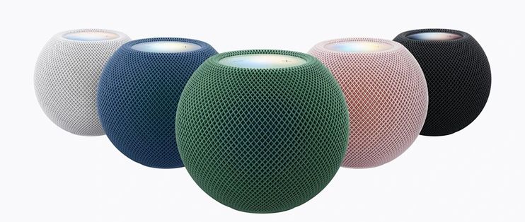 Apple推出新一代HomePod mini，5种颜色可选