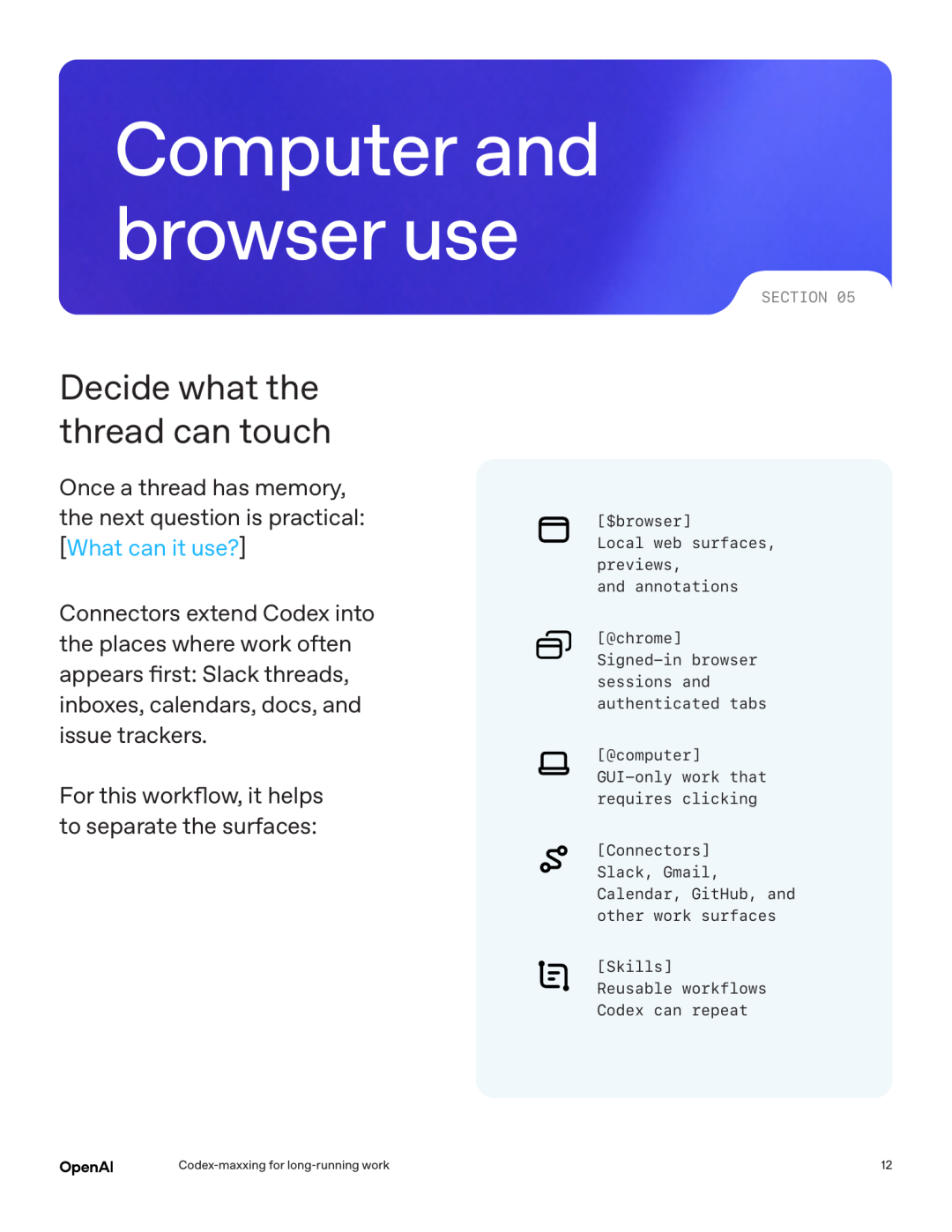 Computer and browser use 页面