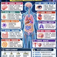 一张图看懂熬夜伤害|不止变丑,10大系统集体“受伤”