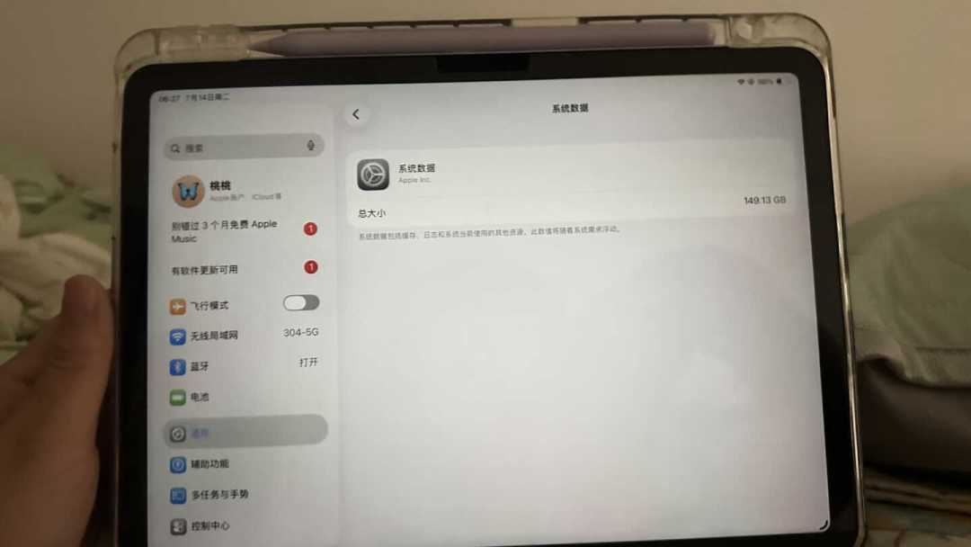 删了燕云掉100G、清完40G还在红：平板容量标红是被三种东西分开吃的，双11前先分堆再选清理、扩容还是换机