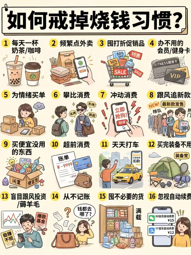 存不住钱看这篇🔥4步戒掉烧钱习惯，告别月光族