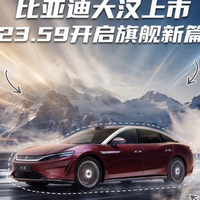 23.59万拿下D级旗舰!比亚迪大汉,大汉开启旗舰新篇