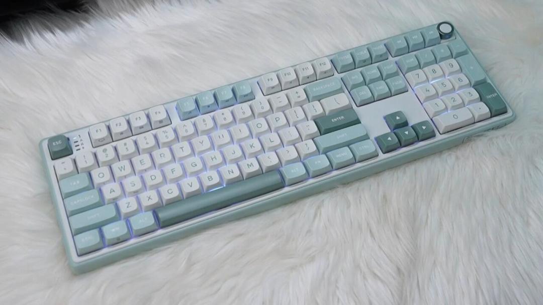 敲数字没数区?RK这把108键新品,答案就写着办公俩字