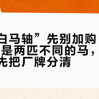 看到“白马轴”先别加购：凯华和TTC是两匹不同的马，双11换轴前先把厂牌分清