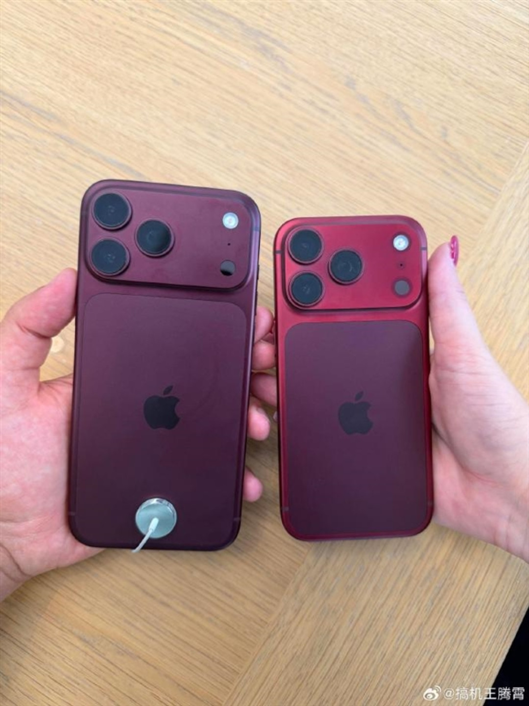 用户买苹果iPhone18 Pro红色吐槽:开始氧化褪色 真机惨不忍睹