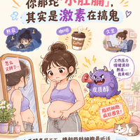 啤酒肚不是喝出来的！你那坨「小肚腩」，其实是激素在搞鬼？