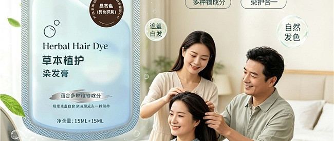 白发遮不住显老还焦虑？国产靠谱染发剂这样挑，遮白自然不伤头皮
