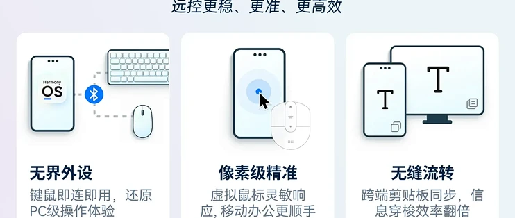 鸿蒙远控再进化！ToDesk外接键鼠加持，使用稳定性再提升