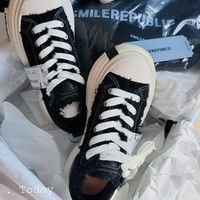 秋季男生帆布鞋SMILEREPUBLIC70s真实上脚，好搭显高
