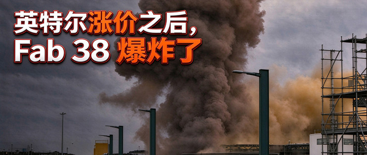 英特尔涨价之后，Fab 38 爆炸了！硬件圈这次还能稳住吗？