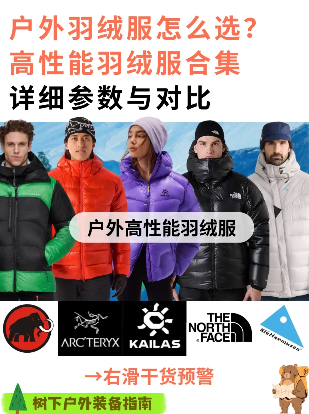 周末徒步用不上1000蓬羽绒服