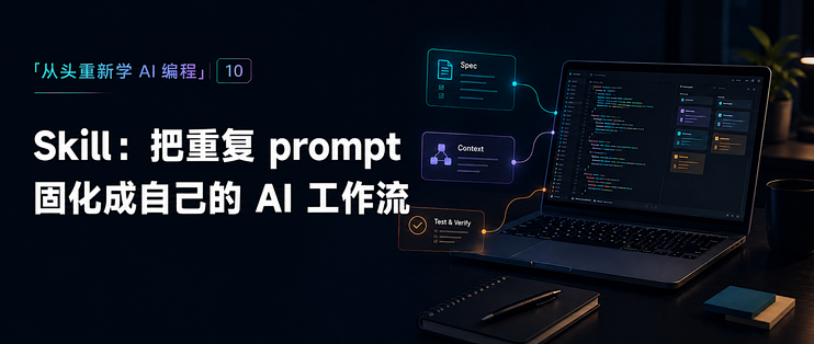 10｜Skill：把重复  固化成自己的 AI 工作流