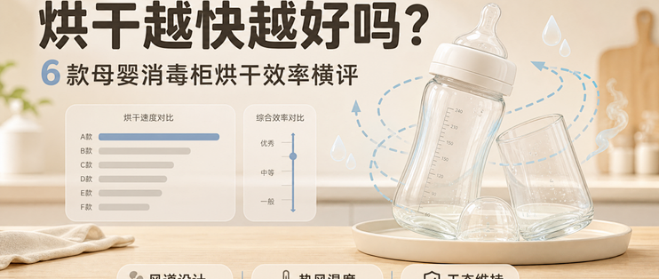烘干越快越好吗？6 款母婴消毒柜烘干效率横评