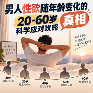 男人性欲随年龄变化的真相:20-60岁科学应对攻略