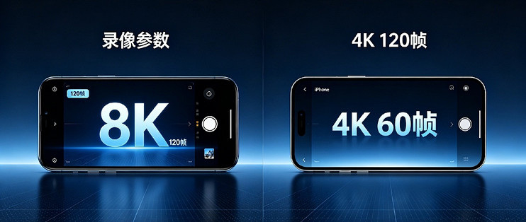 为什么iPhone只用60帧录像，安卓早已普及8K/120帧？是苹果偷懒吗