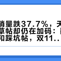 闺蜜机销量跌37.7%，天猫精灵的种草帖却仍在加码：翻完行业数据和踩坑帖，双11下单前先看这篇