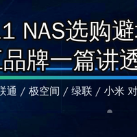 双11 NAS选购别乱买!群晖/威联通/极空间/绿联/小米五选一