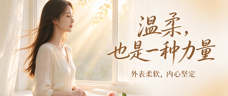 温柔不是软弱，是女生自带的力量