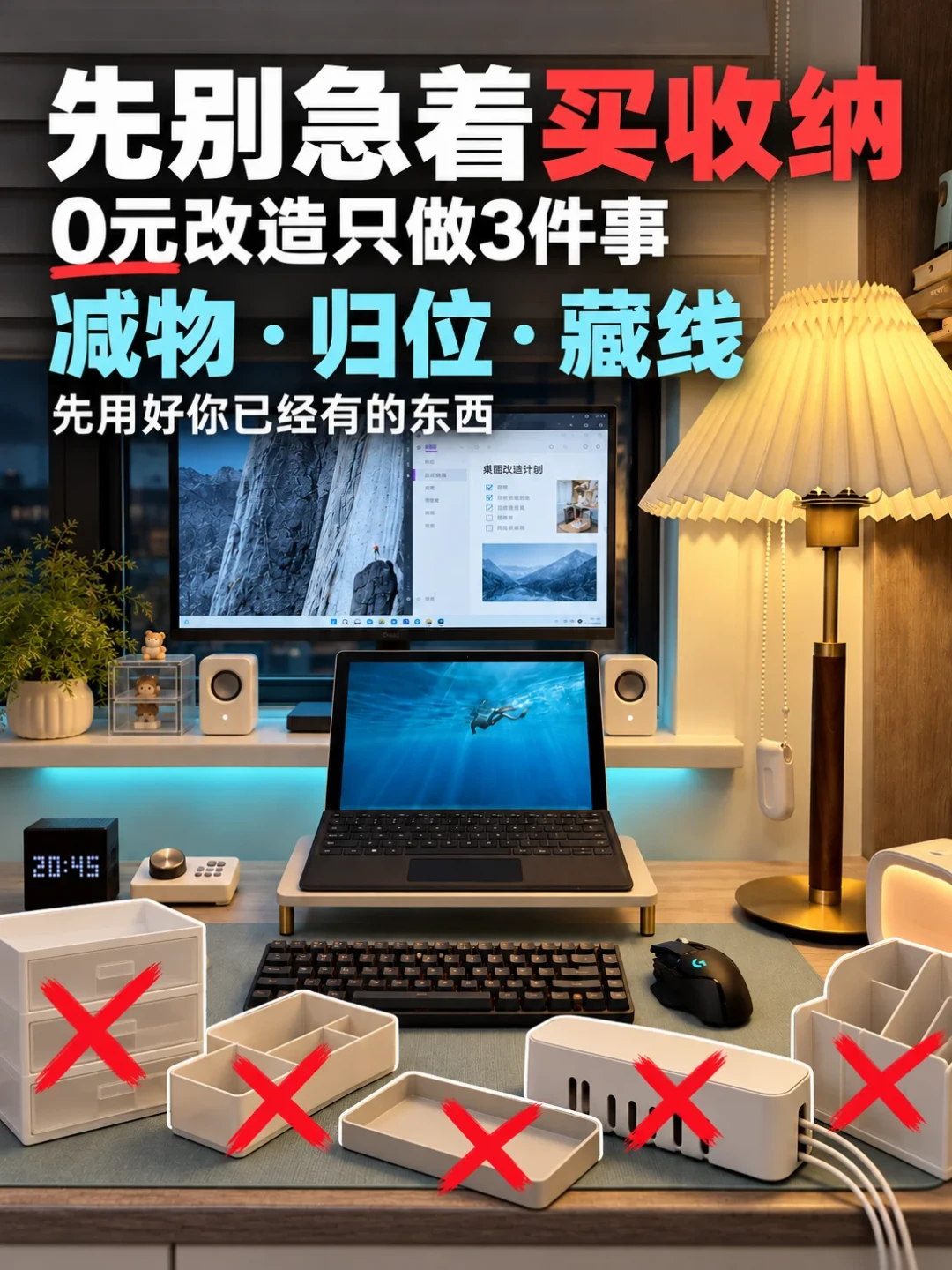 想抄白色桌搭？先把这5条被反复验证的