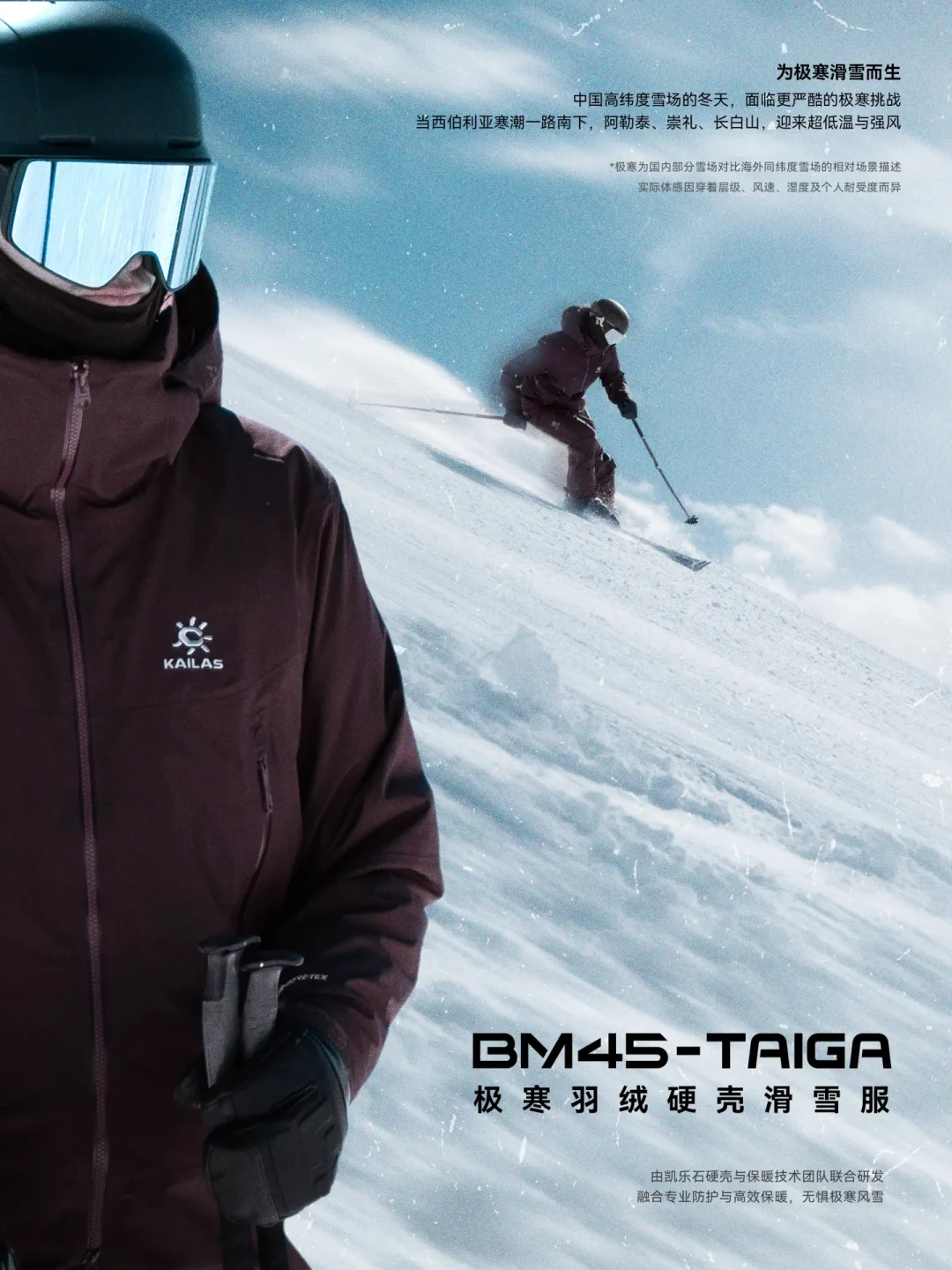 TAIGA一发布,BM45家族从4件变5件:雪季备凯乐石雪服前,先说清你是滑野雪、滑道内,还是在缆车上挨冻